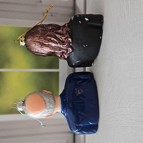 Joe Biden and Kamala Harris Christmas Holiday anytime ornaments 2 pcs see photos - Picture 2 of 9